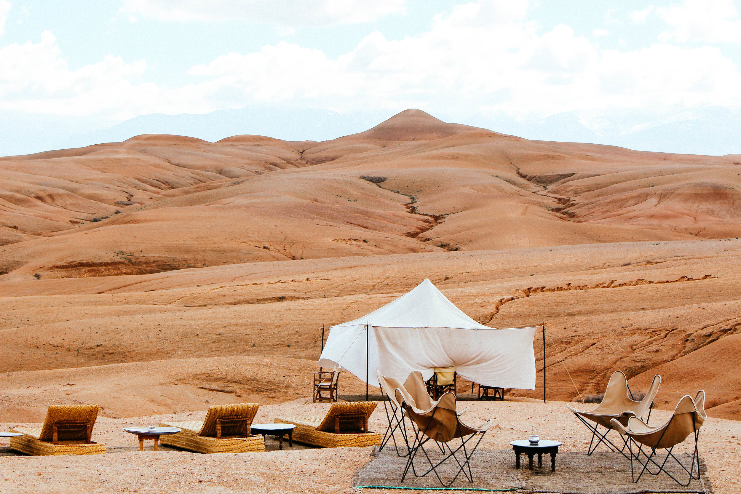 Agafay stony dunes
